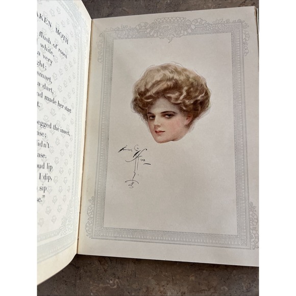 Vintage 1908 Bachelor Belles Harrison Fisher Illustrations Color Plates Book - Picture 7 of 9